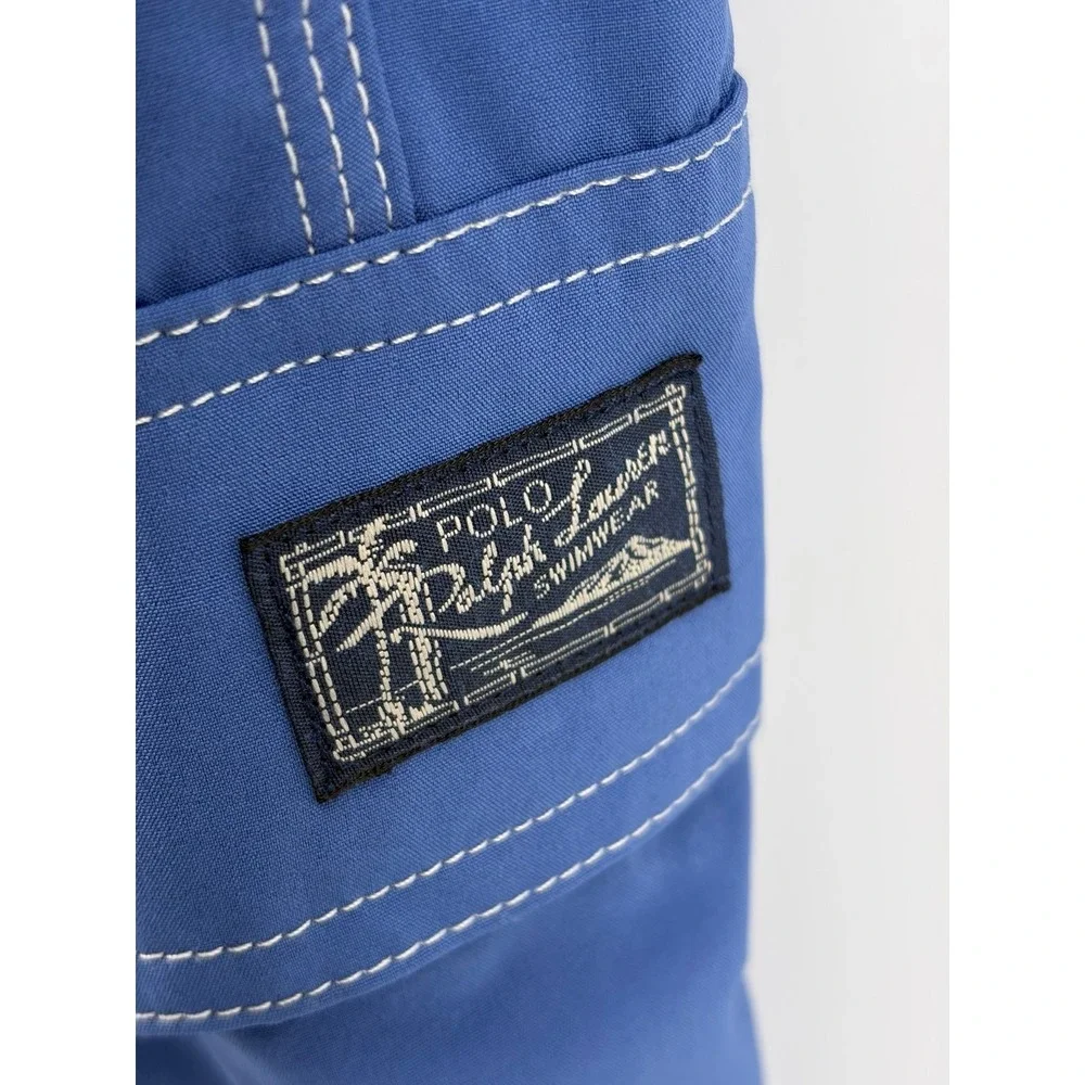 Polo Ralph Lauren Swimming Trunks W/Drawstring, Lined, Blue, Men's Size XXL